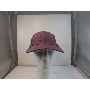 Gaiam Hat Womens Adjustable Purple Leopard Print Nylon Outdoor Cap